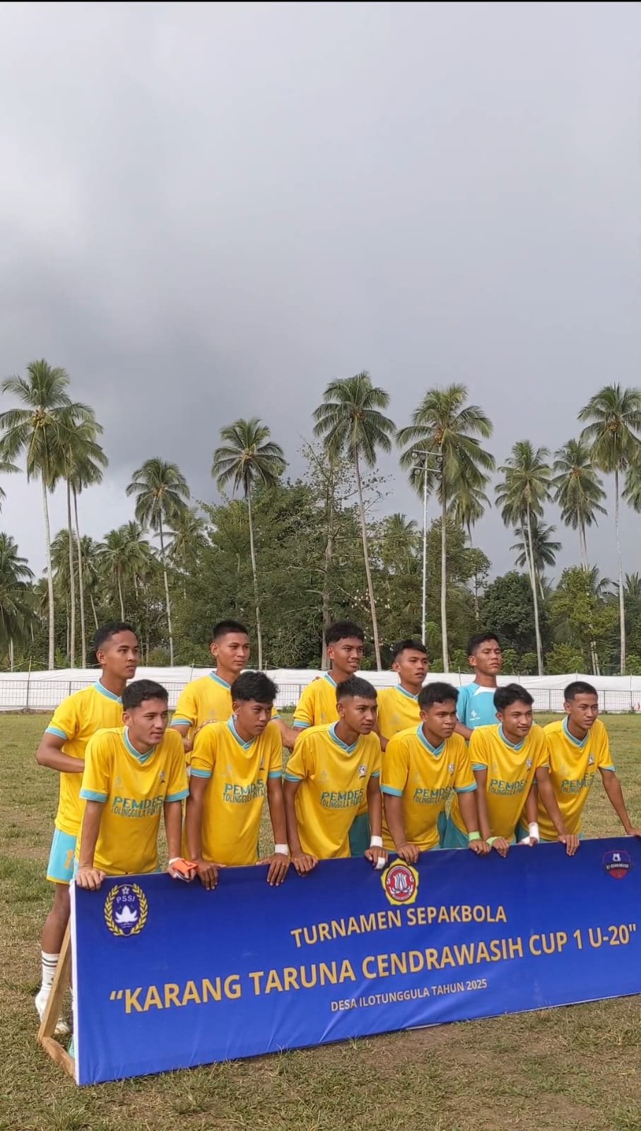 Peraih juara pertama sepak bola tingkat kecamatan